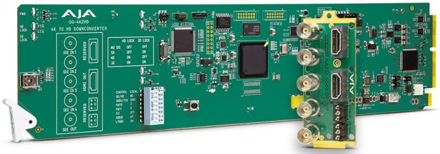 AJA OG-4K2HD openGear 4K/UltraHD-SDI to 3G-SDI Down-Converter
