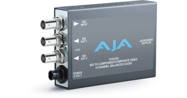 AJA HD10CEA HD/SD-SDI to Analog Converter