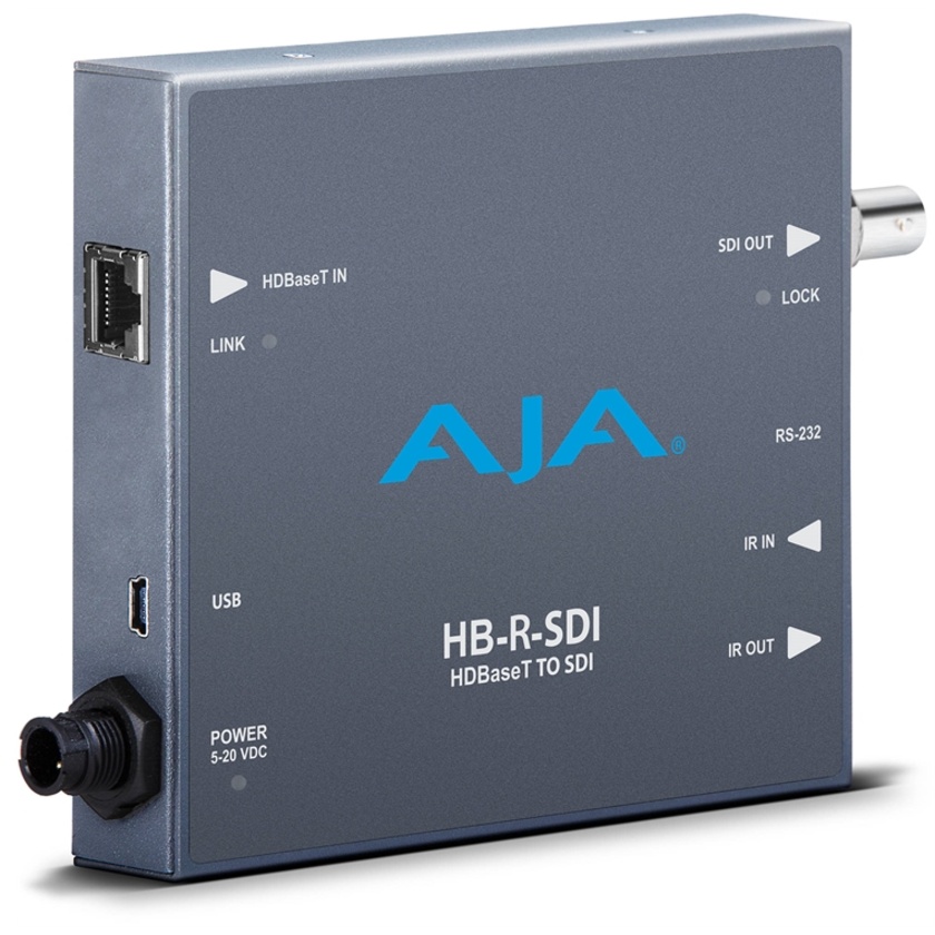 AJA HB-R-SDI HDBaseT to SDI Mini-Converter (Receiver)