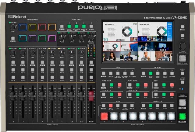 Roland VR-120HD Streaming Video Switcher